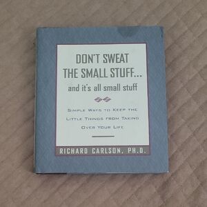 🚨 DONATE SOON • 🍍5 for $20 • Don't Sweat The Small Stuff Richard Carlson PhD